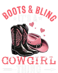 Boots And Bling Its A Cowgirl Thing Cowgirl Country Premium T-Shirt