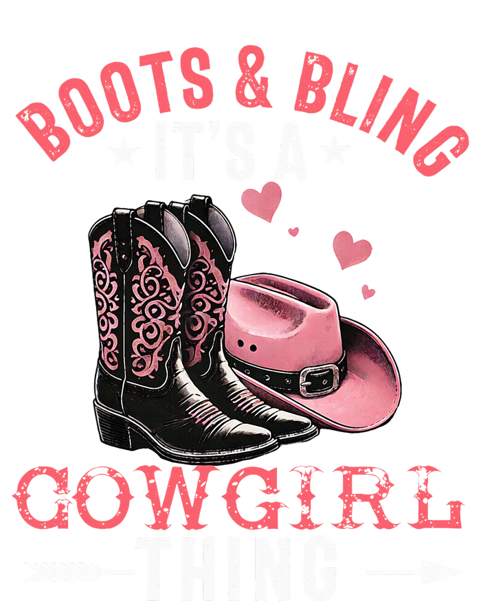 Boots And Bling Its A Cowgirl Thing Cowgirl Country Premium T-Shirt