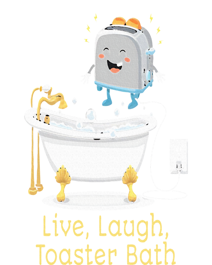 Mandatoryfunday Live Laugh Toaster Bath Cooling Performance Crew T-Shirt