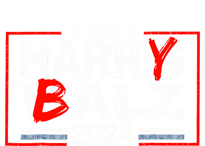 Funny Harris Walz 24 Harry Balz 2024 Meme Democratics Vote T-Shirt