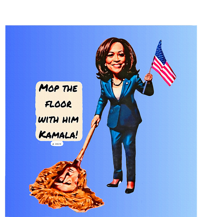 Mop The Floor With Him Kamala! Women's T-Shirt