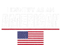 I Identify As An American No Identity Politics Usa Flag T-Shirt