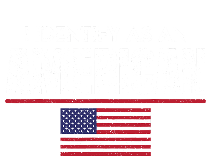 I Identify As An American No Identity Politics Usa Flag T-Shirt