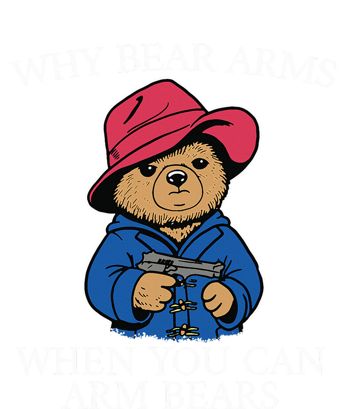 Why Bear Arms When You Can Arm Bears Funny Mesh Reversible Basketball Jersey Tank