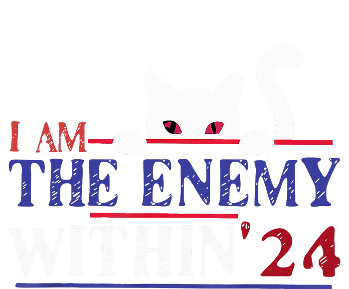 I Am The Enemy Within Kamala Harris 2024 Yupoong Adult 5-Panel Trucker Hat