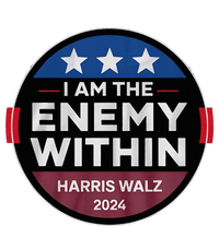 I Am The Enemy Within Harris Walz 2024 Merch T-Shirt