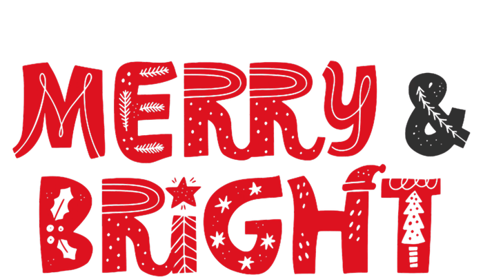 Merry And Bright Christmas Pajama T-Shirt