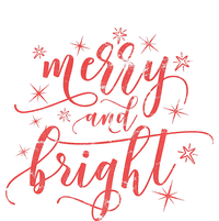 Merry And Bright Christmas Red Premium Ladies Essential Tank