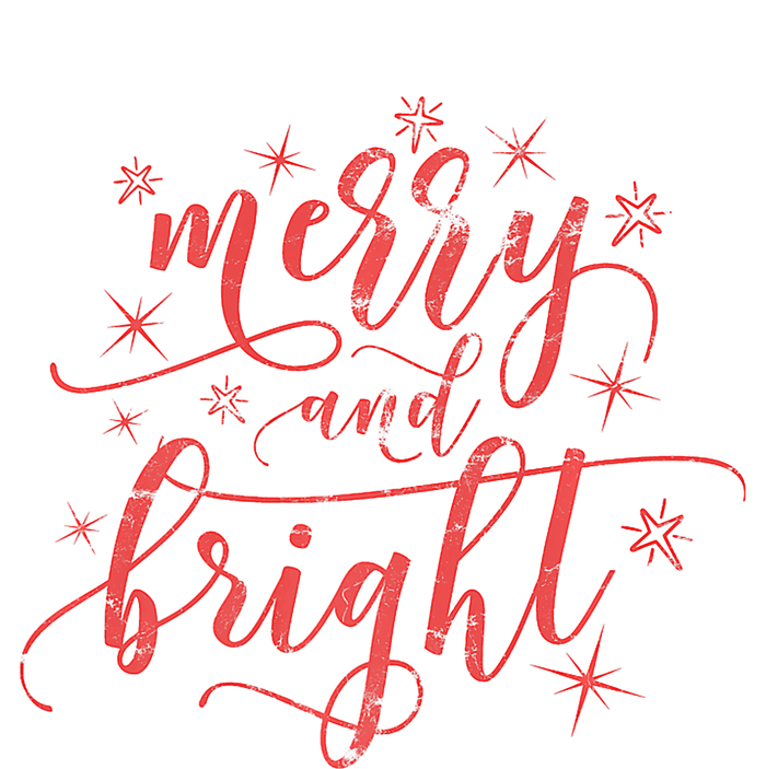 Merry And Bright Christmas Red Premium Ladies Essential Tank