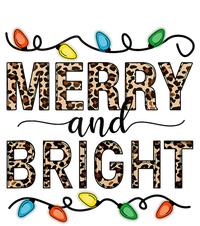 Merry And Bright Christmas Leopard Christmas Lights Tank Top T-Shirt