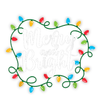 Merry And Bright Funny Family Matching Christmas Outfit Full-Length Apron With Pockets