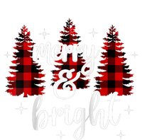 Merry And Bright Matching Family Gifts Xmas Trees Raglan Baseball Pom Pom 12in Knit Beanie