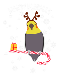 Merry Birbmas Funny Cockatiel Christmas Bird Holiday T-Shirt