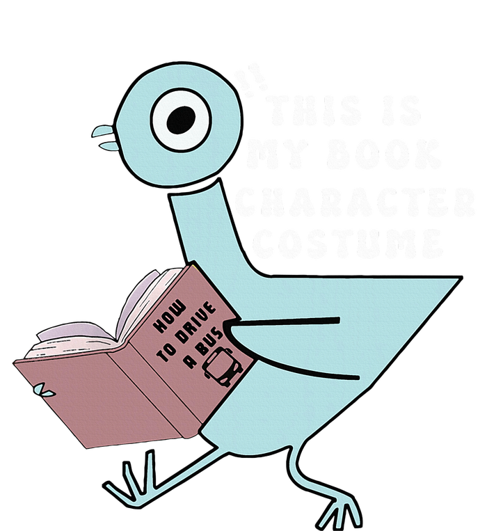 This Is My Book Character Costume Funny Pigeon Reading Yupoong Adult 5-Panel Trucker Hat