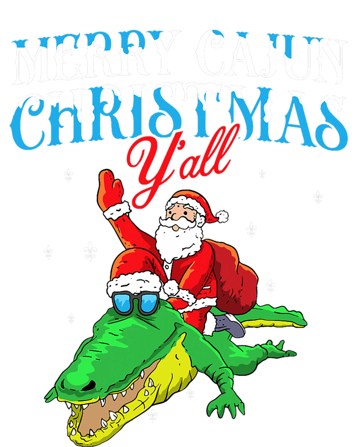 Merry Cajun Christmas YaLl Funny Louisiana Bayou Xmas T-Shirt