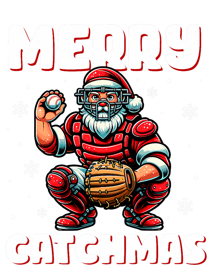 Merry Catchmas Santa Claus Baseball Catcher Xmas Christmas Mesh Reversible Basketball Jersey Tank