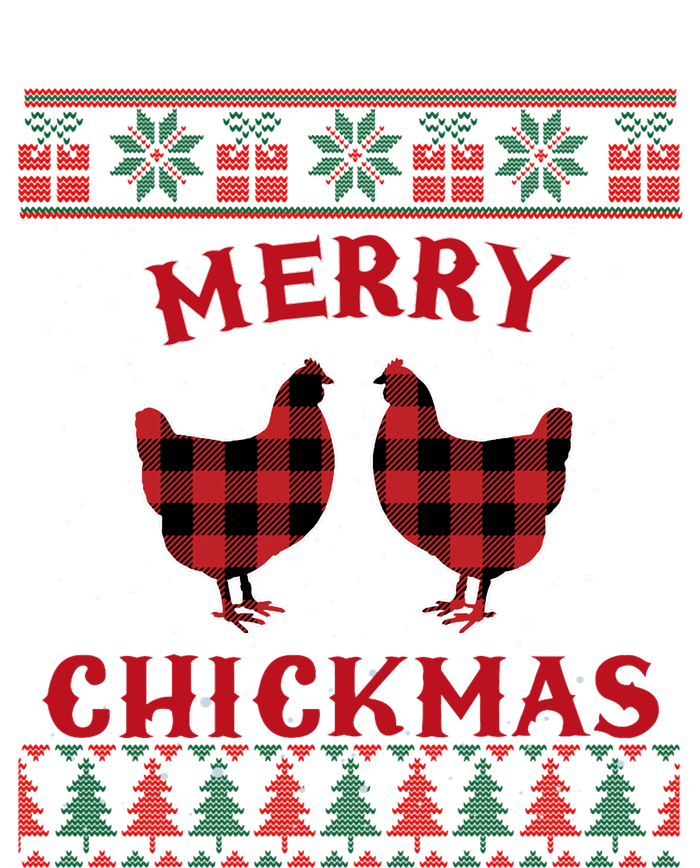 Merry Chickmas Christmas Chicken Ugly Christmas Sweater Sustainable Knit Beanie