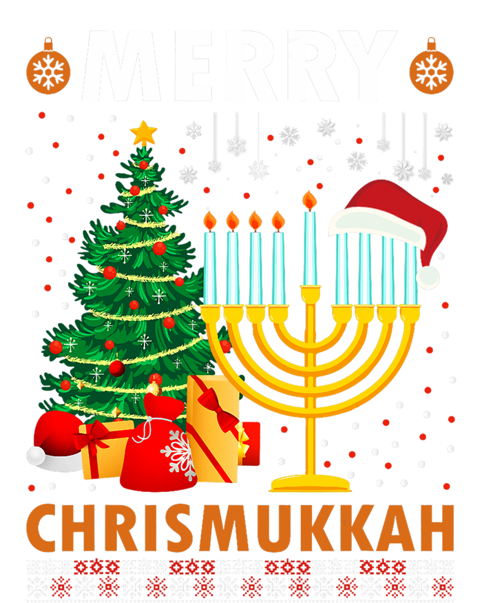 Merry Chrismukkah 2021 Happy Hanukkah Christmas Santa Hat T-Shirt