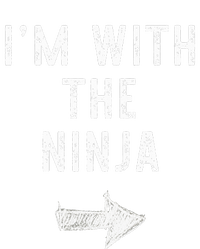 IM With The Ninja Costume Halloween Matching Couple Kids Sweatshirt