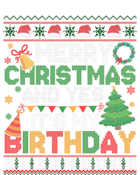 Merry Christmas And Yes ItS My Birthday Ugly Xmas Sweater T-Shirt