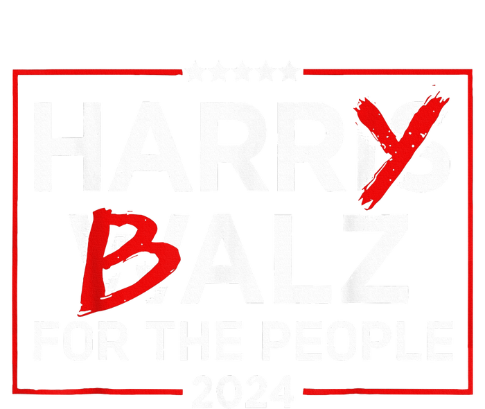 Harris Walz 24 Harry Balz For The People 2024 Democratics Women's Crop Top Tee