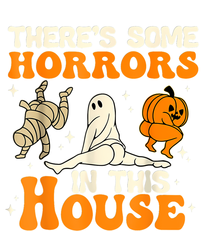 ThereS Some Horrors In This House Ghost Pumpkin Halloween T-Shirt