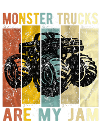 Monster Trucks Are My Jam Vintage Retro Monster Truck Tie-Dye Long Sleeve Shirt