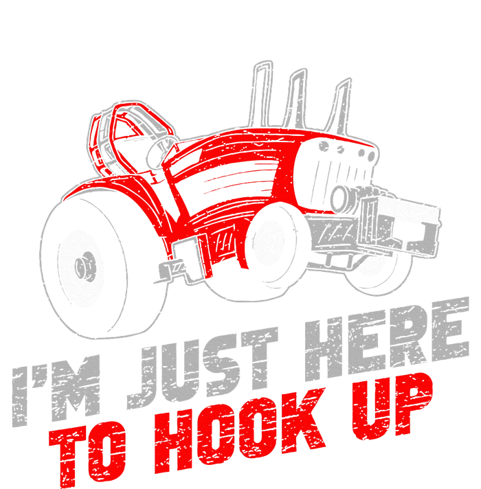 Tractor Pulling IM Just Here To Hook Up Mesh Reversible Basketball Jersey Tank