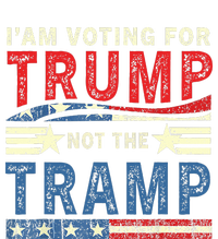 IM Voting For Trump Not The Tramp Women's Long Sleeve Flannel Pajama Set 