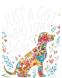 Dog Cute Just A Girl Who Loves Dogs Long Sleeve Pajama Set