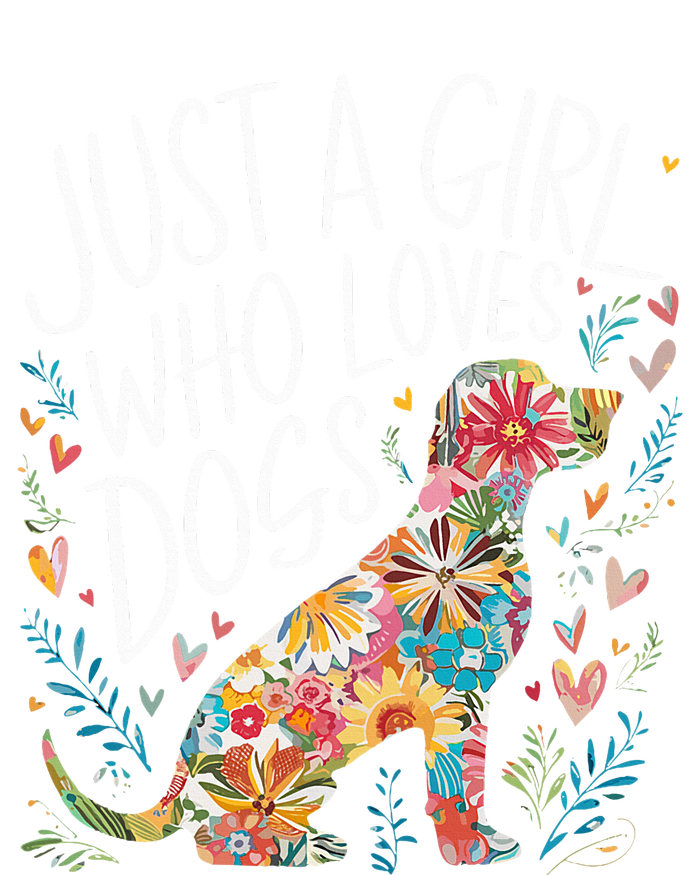 Dog Cute Just A Girl Who Loves Dogs Long Sleeve Pajama Set