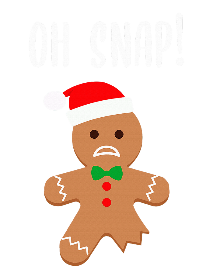 Funny Christmas Gingerbread Man Oh Snap T-Shirt