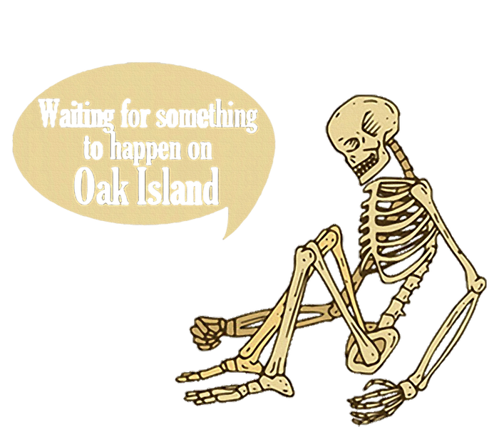 Oak Island Waiting For Something To Happen Skeleton Sustainable Beanie