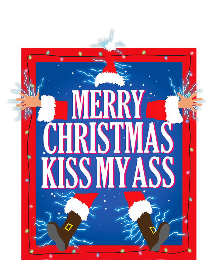 Merry Christmas Kiss My Ass Funny Christmas Vacation Movie Tall Hoodie