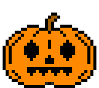 Halloween Pumpkin Retro Gaming Gift Jackolantern Face Gift T-Shirt