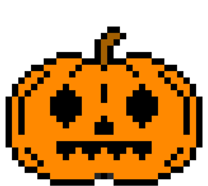 Halloween Pumpkin Retro Gaming Gift Jackolantern Face Gift T-Shirt