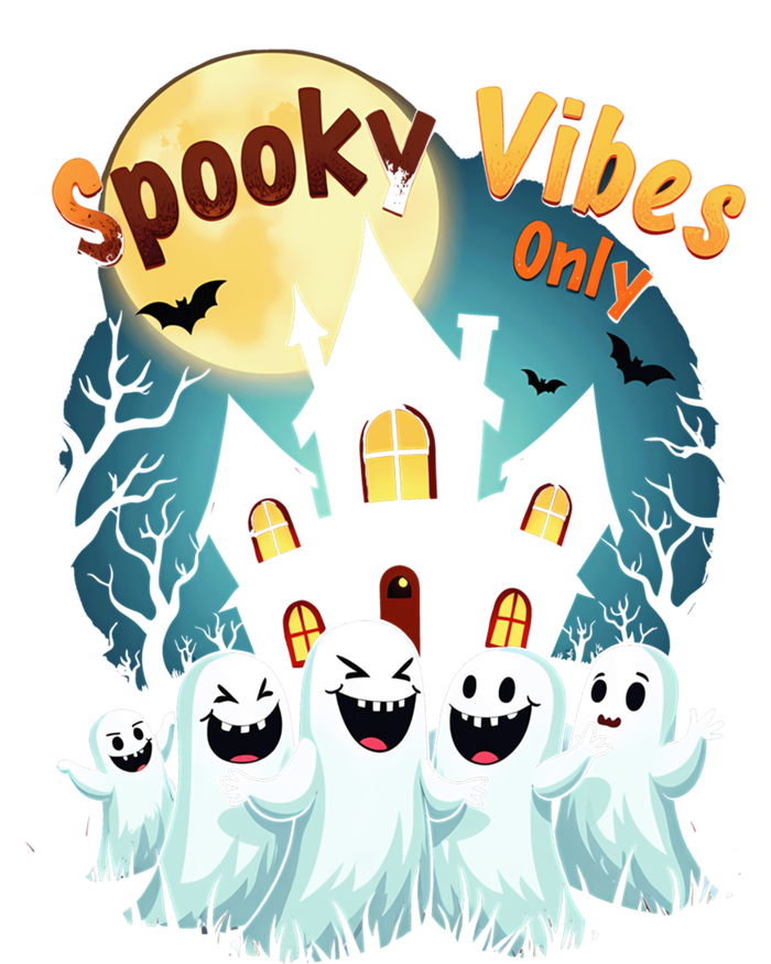 Halloween Spooky Vibes Funny Ghost Costume Cute Gift Kids Sweatshirt