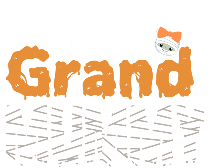 IM The Grand Mummy Funny Grandma Family Halloween Cute Gift Striped Beanie with Solid Band