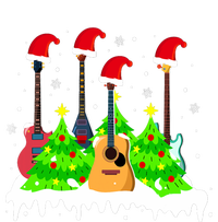 Merry Christmas Tree Guitar Holiday Music Lover Xmas Canvas