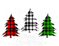 Merry Christmas Tree Xmas Buffalo Plaid Red White Green Performance Fleece Hoodie