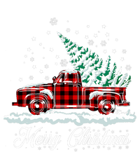 Merry Christmas Vintage Plaid Snow Truck Tree Pickup T-Shirt