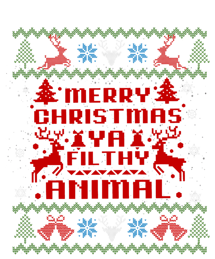 Merry Christmasya Filthy Animal Ugly Christmas Sweater T-Shirt