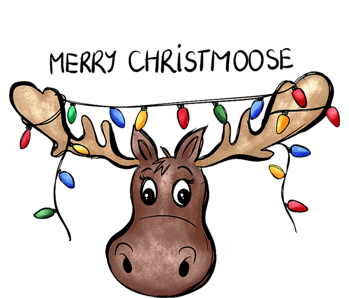 Merry Christmoose Christmas Moose Xmas Lover Holiday Lights T-Shirt