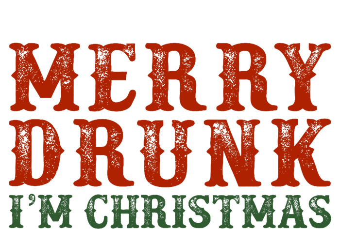 Merry Drunk IM Christmas 7-Panel Snapback Hat