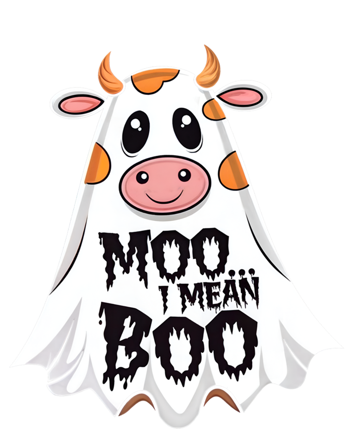 Moo I Mean Boo Cow Halloween Animal Fun Costume Party Gift Long Sleeve Shirt