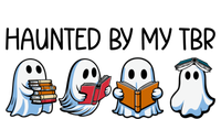 Haunted By My Tbr Funny Ghosts Reading Halloween Books Gift T-Shirt