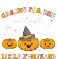 Caring For Cutest Little Pumpkins Pediatric Nurse Halloween Ladies PosiCharge Competitor Racerback Tank