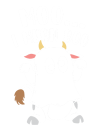 Moo I Mean Boo Ghost Cow Halloween Gift Insulated Varsity Jacket