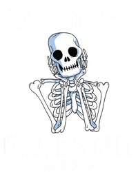 ILl Just Wait Until ItS Quiet Halloween Skeleton Teacher Cute Gift T-Shirt