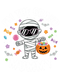 IM The Grand Mummy Halloween Mummy Costume Grandmother Gift Striped Beanie with Solid Band